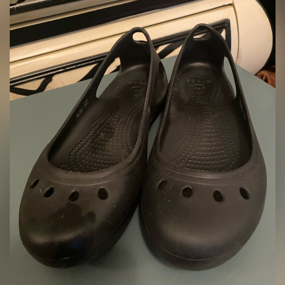 CROCS Black Slip-On Mary Jane’s